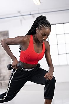 New Balance Women's Racerback Seamless Mid Impact Zip Front
